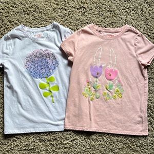 Cat and Jack spring/Easter short sleeve shirts
